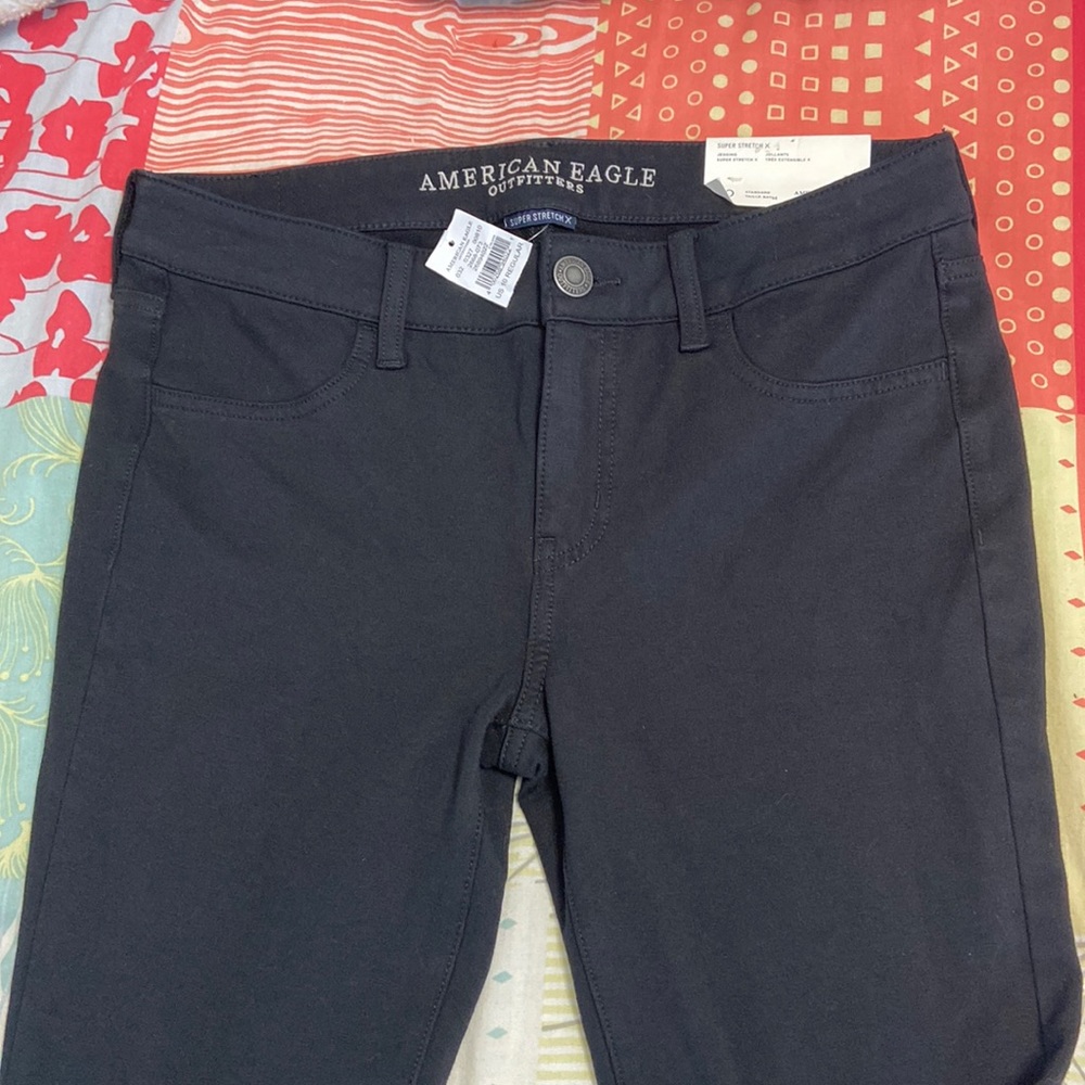 Brand New With Tags American Eagle Black Jegging